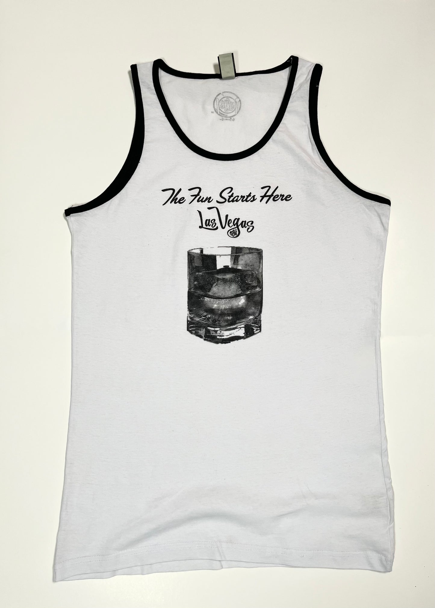 The Fun Starts Here Tank Top - Las Vegas Cup with Ice