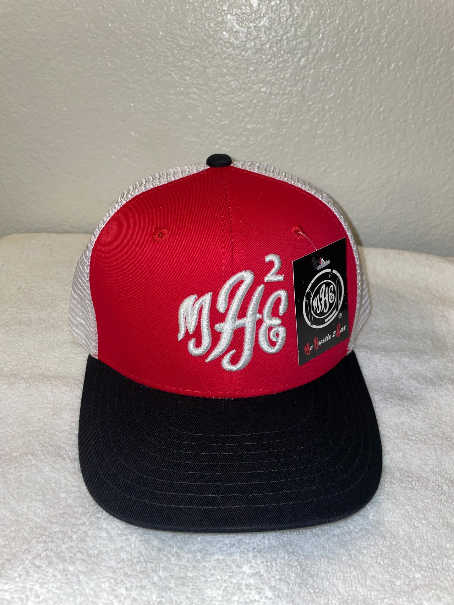 MH2E w/Mesh Trucker Hat - Embroidered MH2E Logo