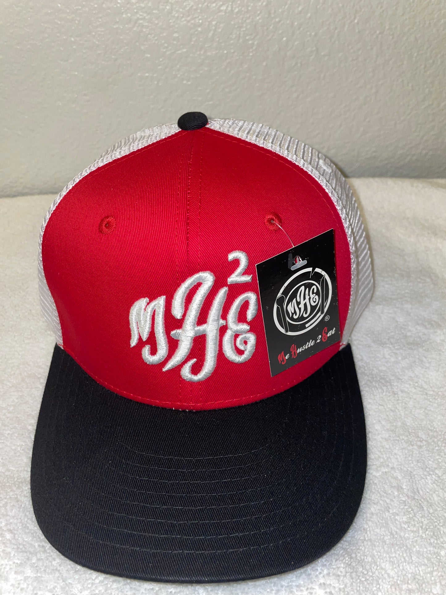 MH2E w/Mesh Trucker Hat - Embroidered MH2E Logo