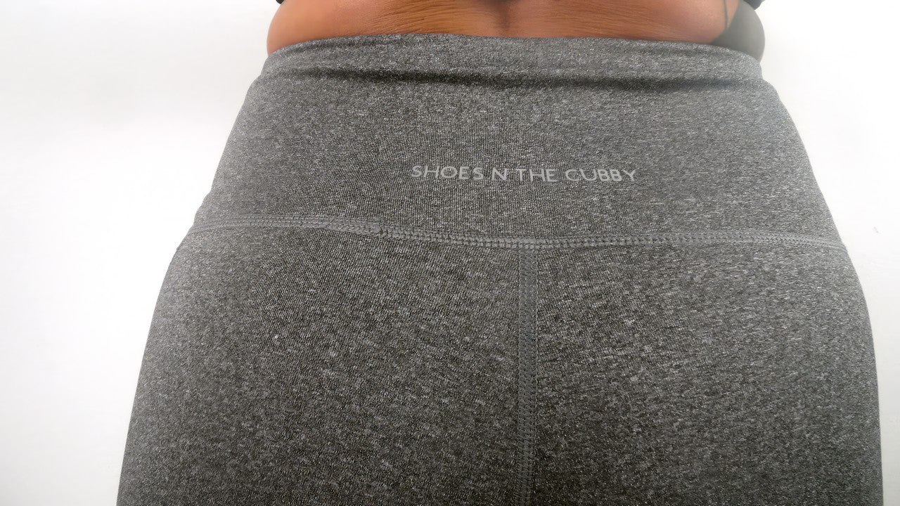 Fitted Shorts with Pockets- Shoes in The Cubby Logo