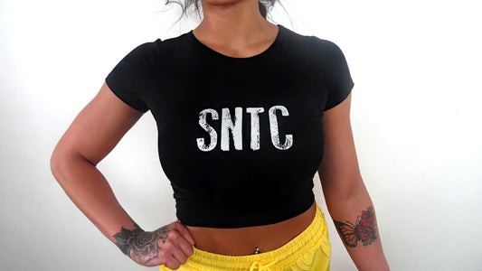 Fitted Crop Top - SNTC Logo