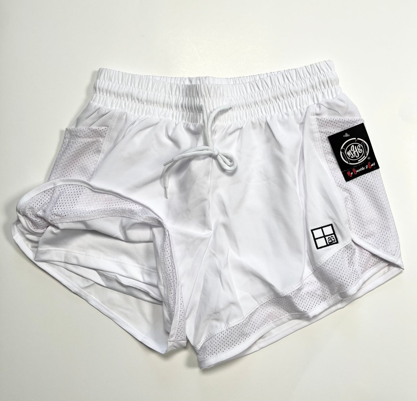 Combination Shorts w/Drawstring Waist & Mesh Pockets -Embroidered SNTC Logo